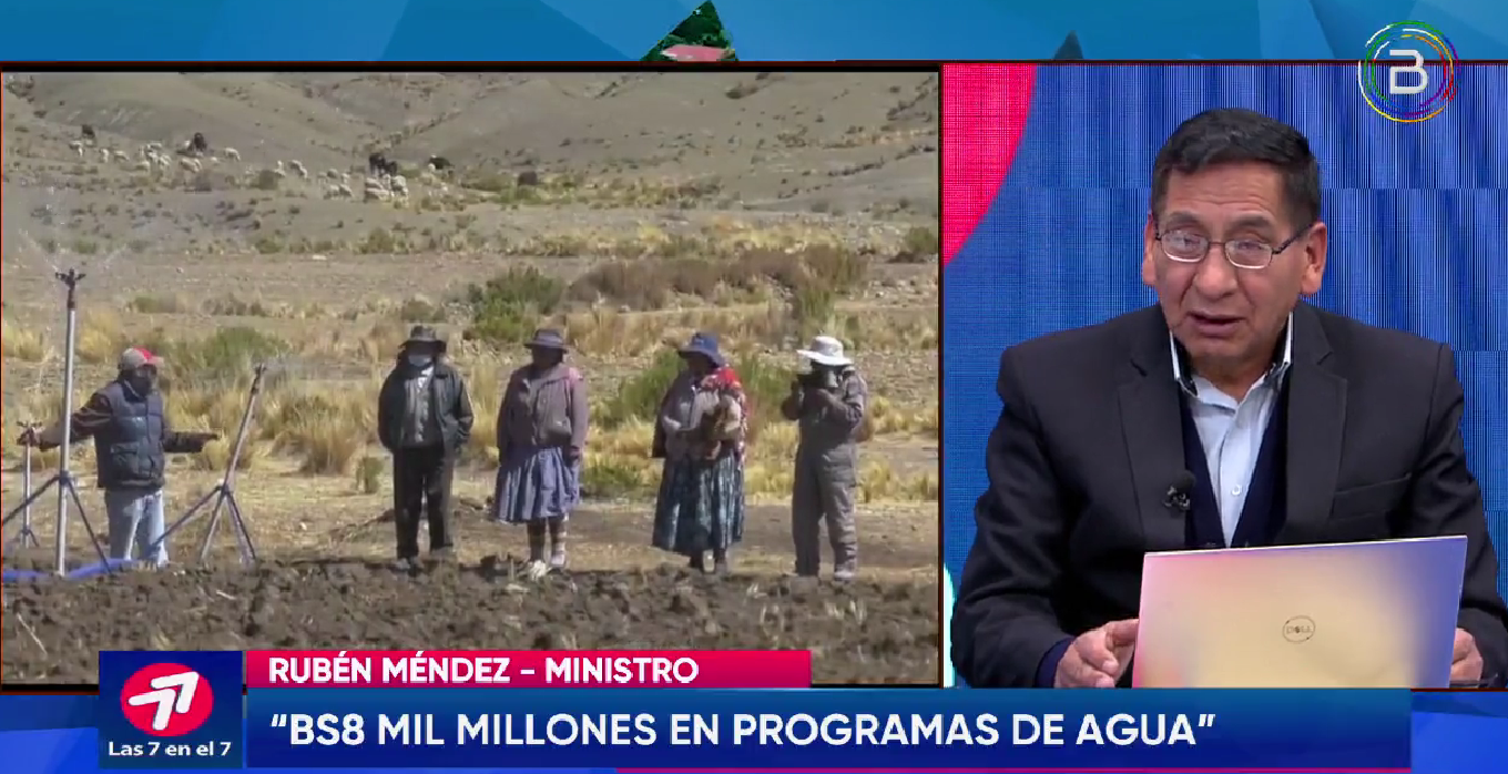 Bolivia invierte más de Bs 8.200 millones en 838 proyectos de agua, saneamiento y riego