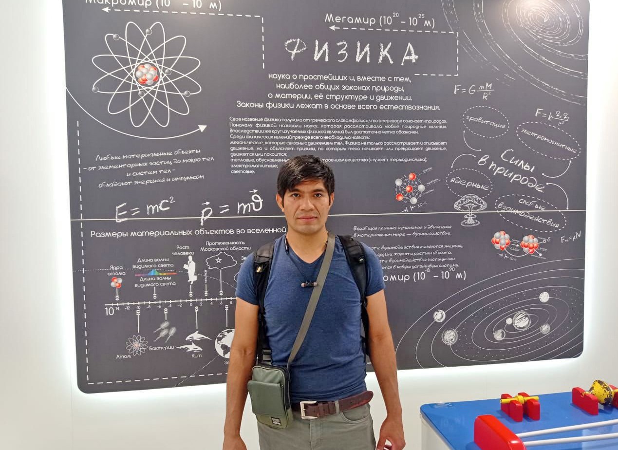 Erlan Vásquez, el graduado por excelencia en la maestría en Tecnología Nuclear de Rusia