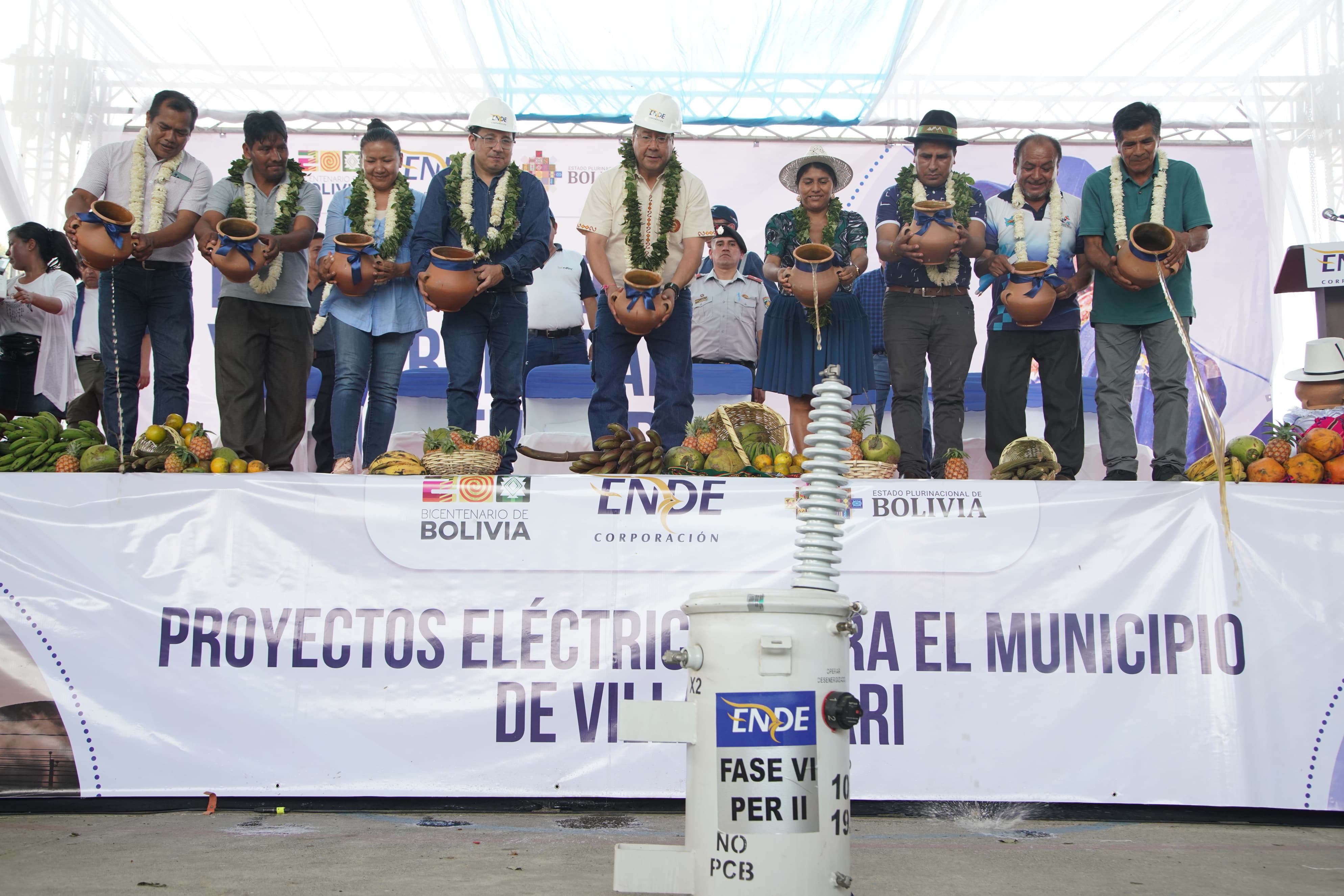 Arce entrega paquete de obras en Villa Tunari por más de Bs 72 millones