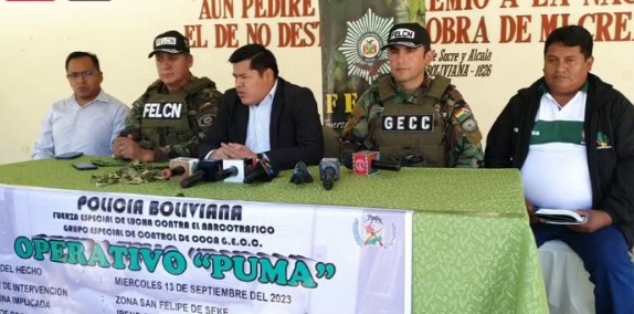Fuerza antidroga secuestra 4.080 libras de hoja de coca peruana “no apta para consumo” 