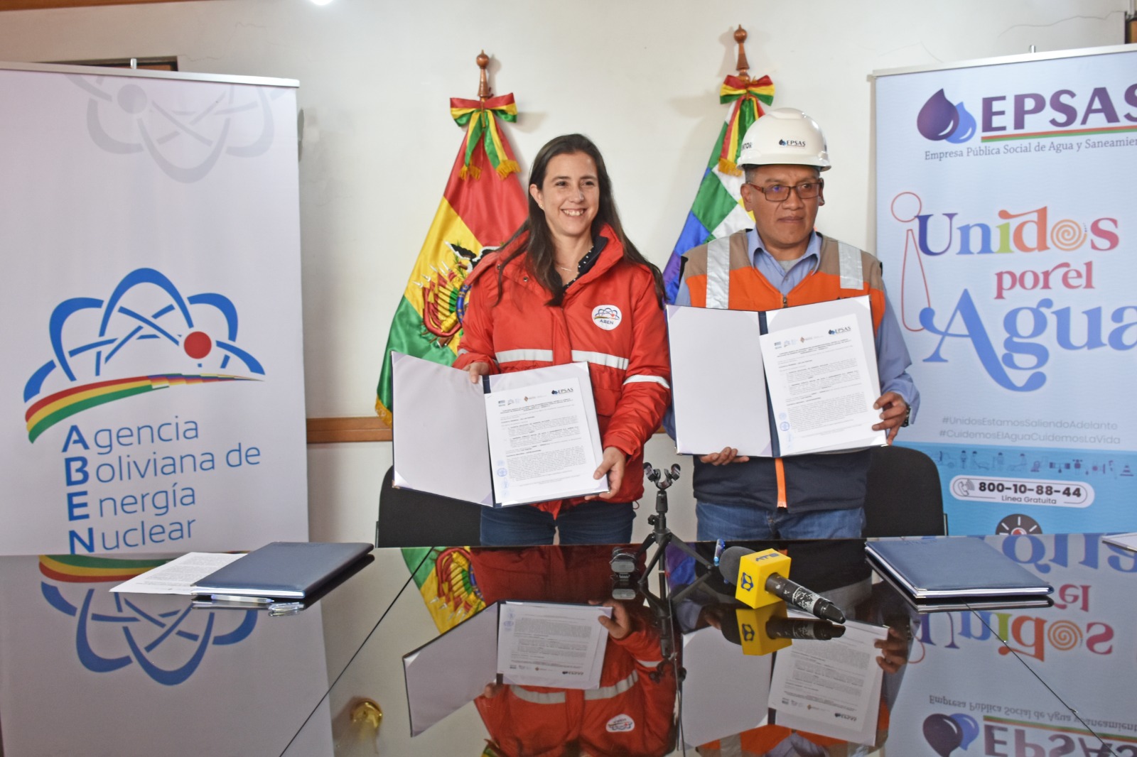 ABEN y Epsas firman convenio para contribuir a la seguridad hídrica en el país