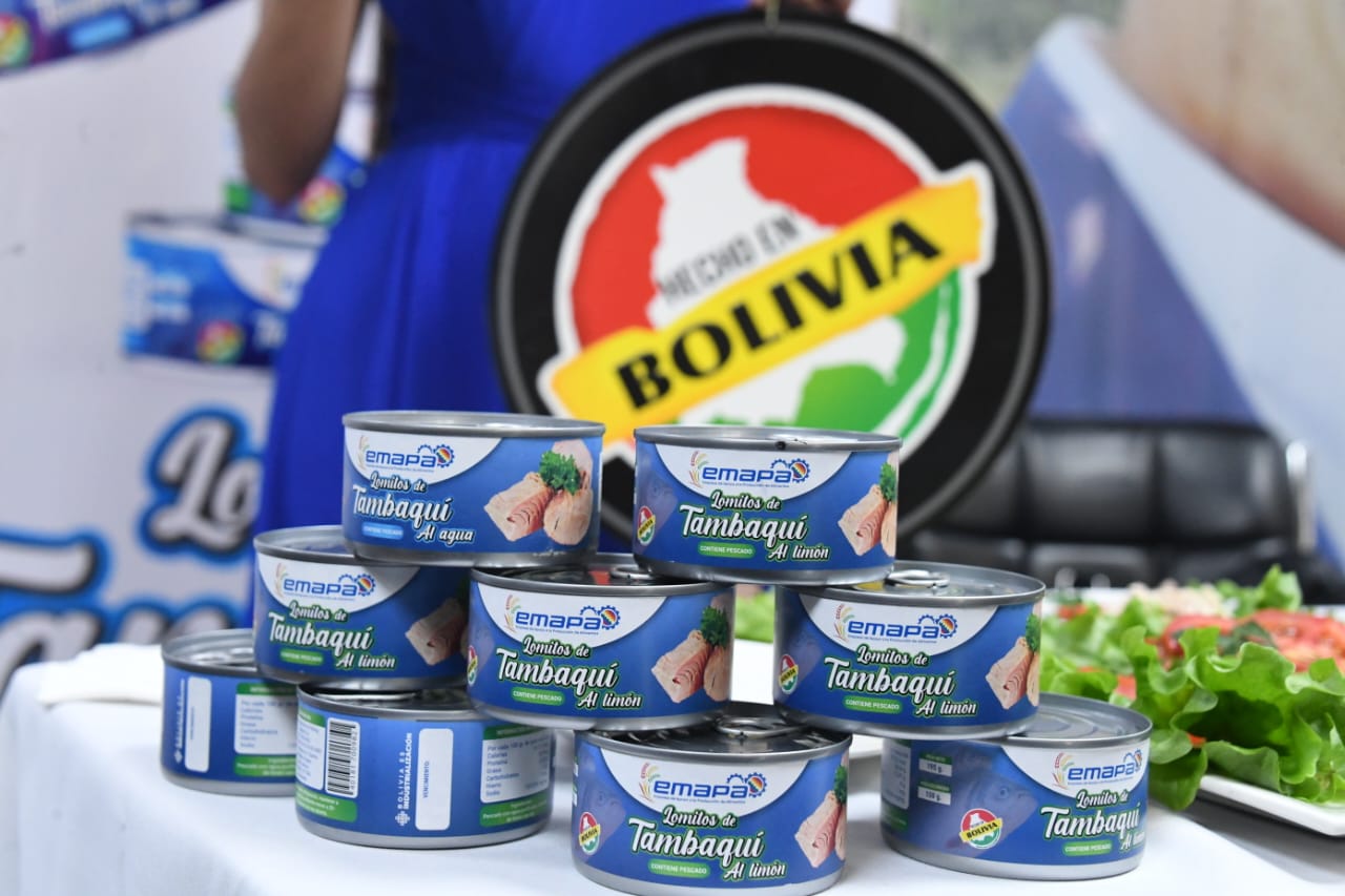 Emapa ofrece “Lomitos de Tambaquí”, nuevo producto enlatado a un precio de Bs 15