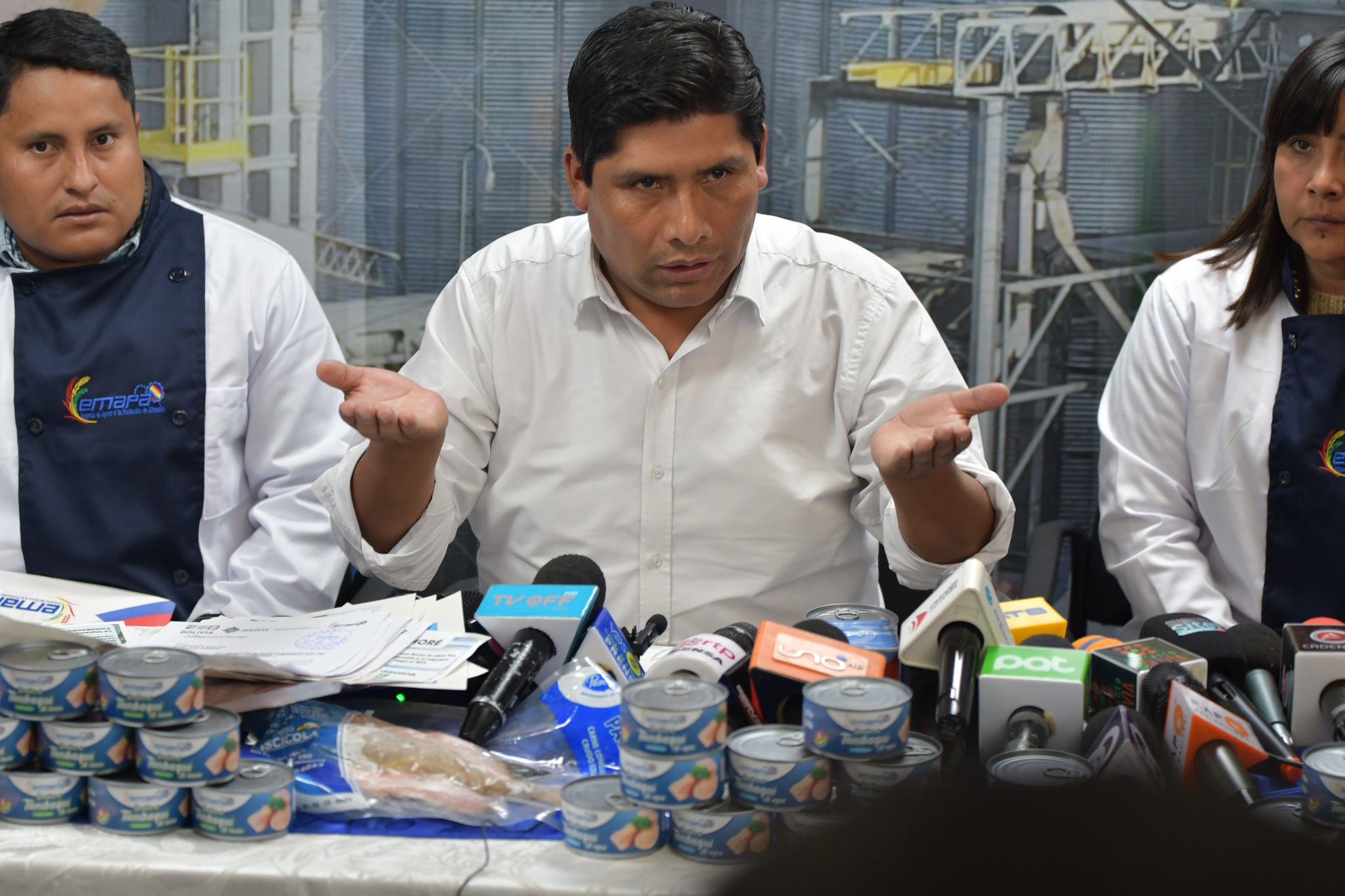 Emapa aclara que en 2020 la construcción de la planta piscícola tenía menos del 50% de avance y rechaza declaraciones del senador Loza 