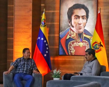 Arce y Maduro reafirman cooperación y visión de integración regional