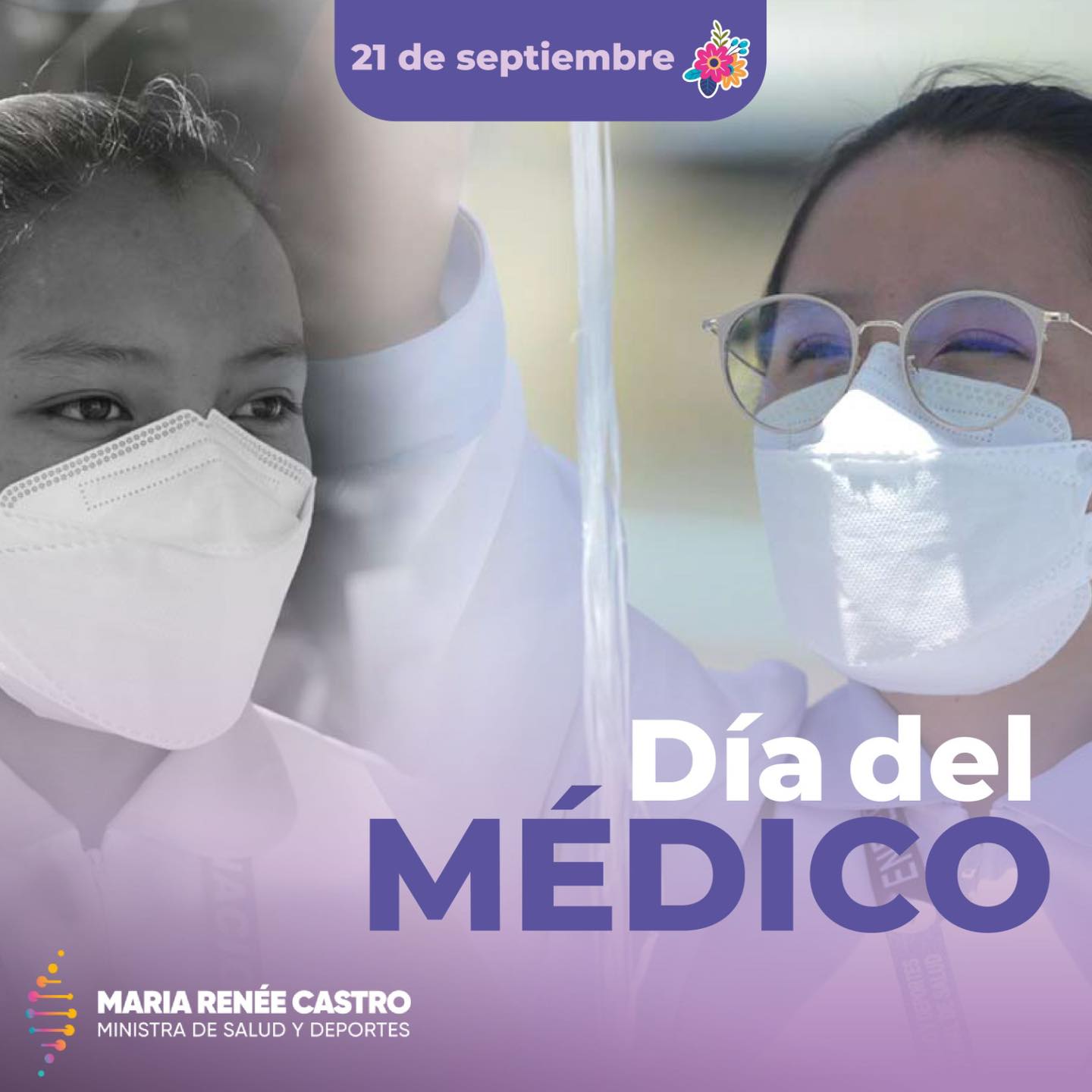 Ministra saluda a los profesionales médicos en su día y agradece su trabajo y compromiso