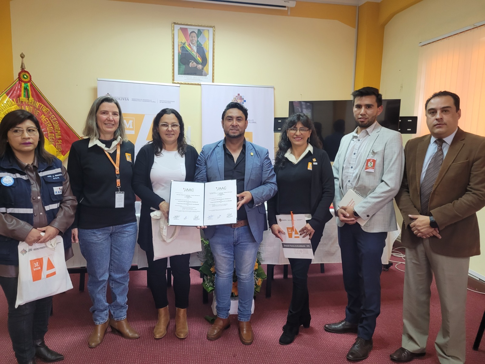 Bolivia recibe reconocimiento multilateral para “acreditación” de productos y servicios de exportación