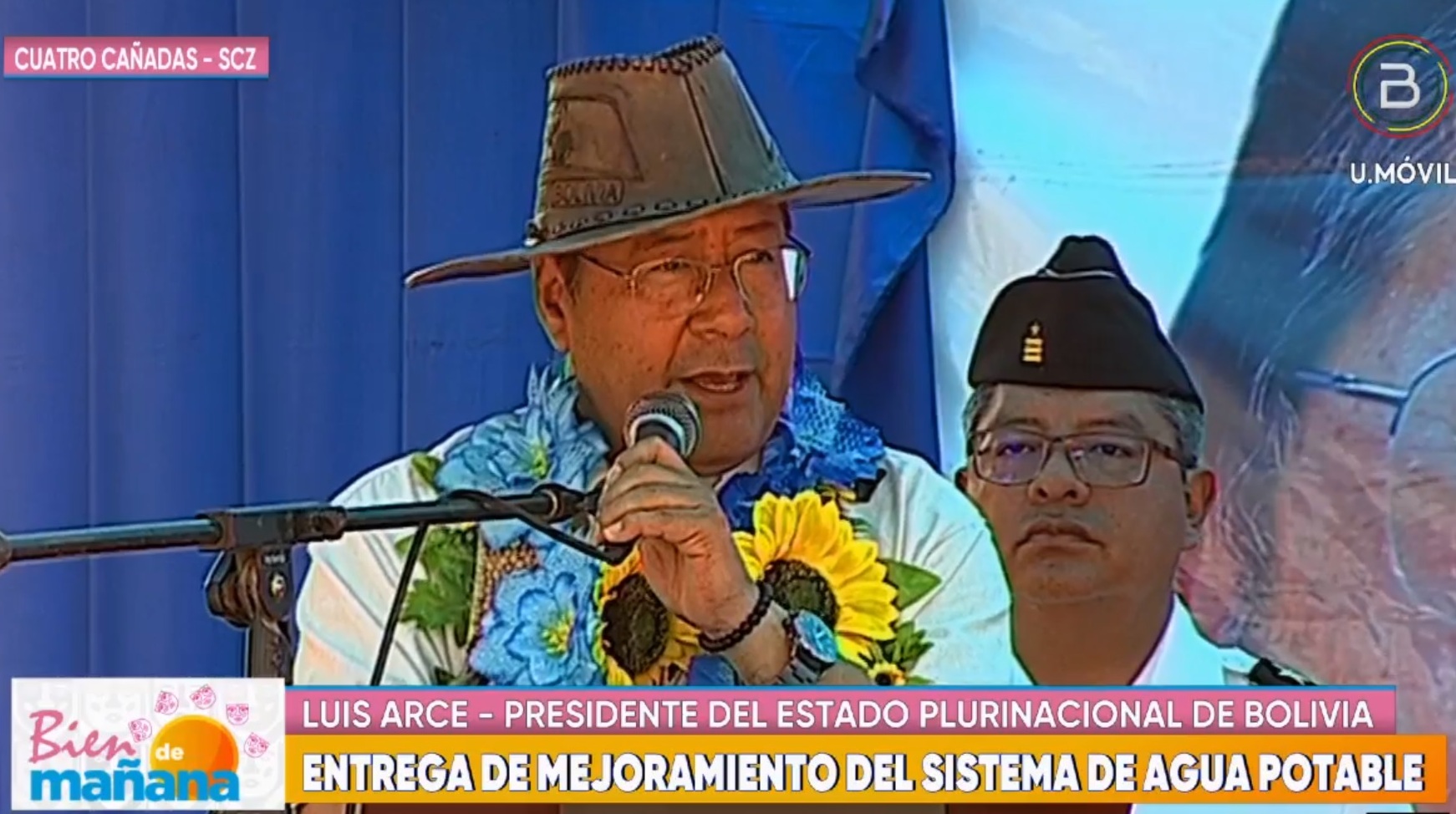 Arce entrega en Cuatro Cañadas sistema de agua e inicia la construcción de una planta de alimento balanceado y un módulo educativo