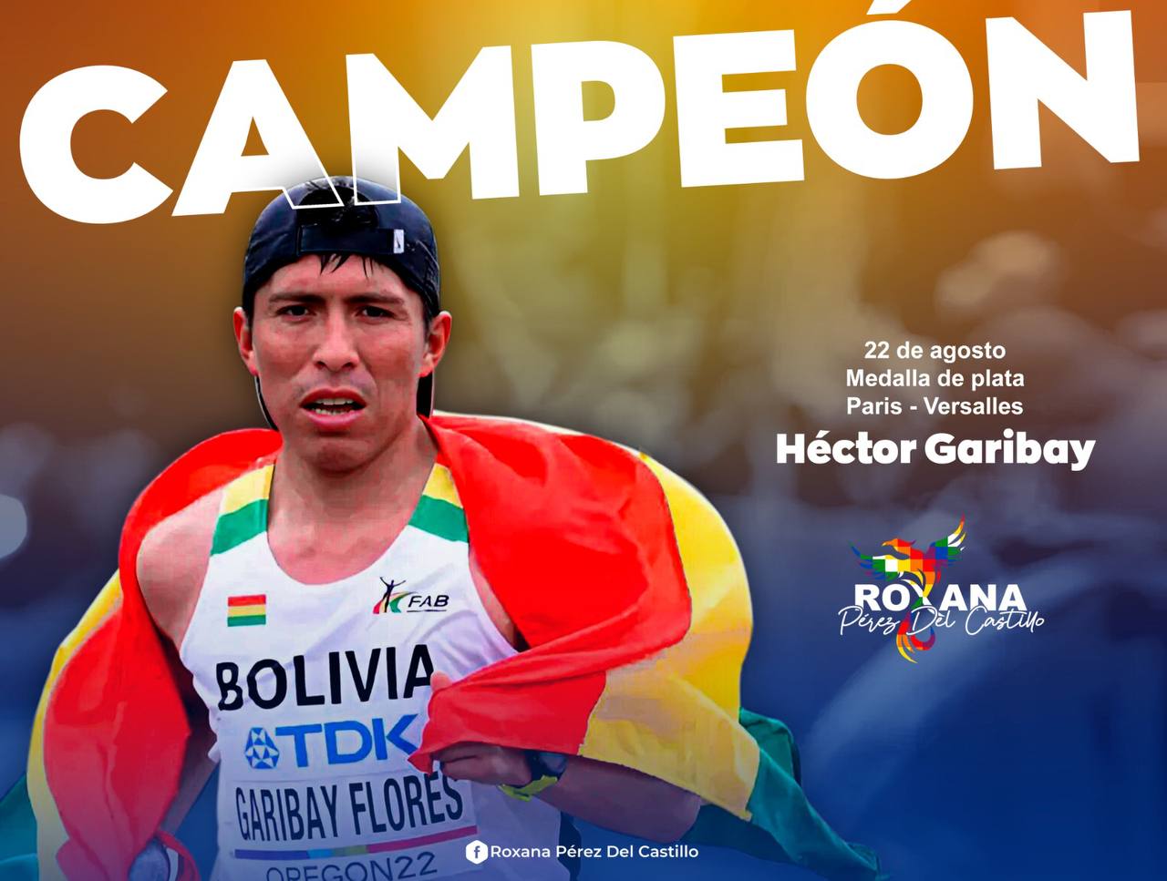 Concejal saluda al atleta Garibay por “volver a dejar en alto el nombre de Bolivia” en la carrera de París
