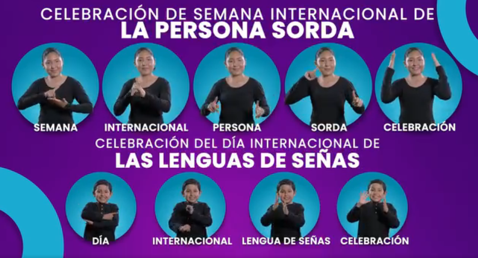 Personas con discapacidad auditiva celebran Semana Internacional con marchas, ferias y festival de talentos en La Paz y El Alto