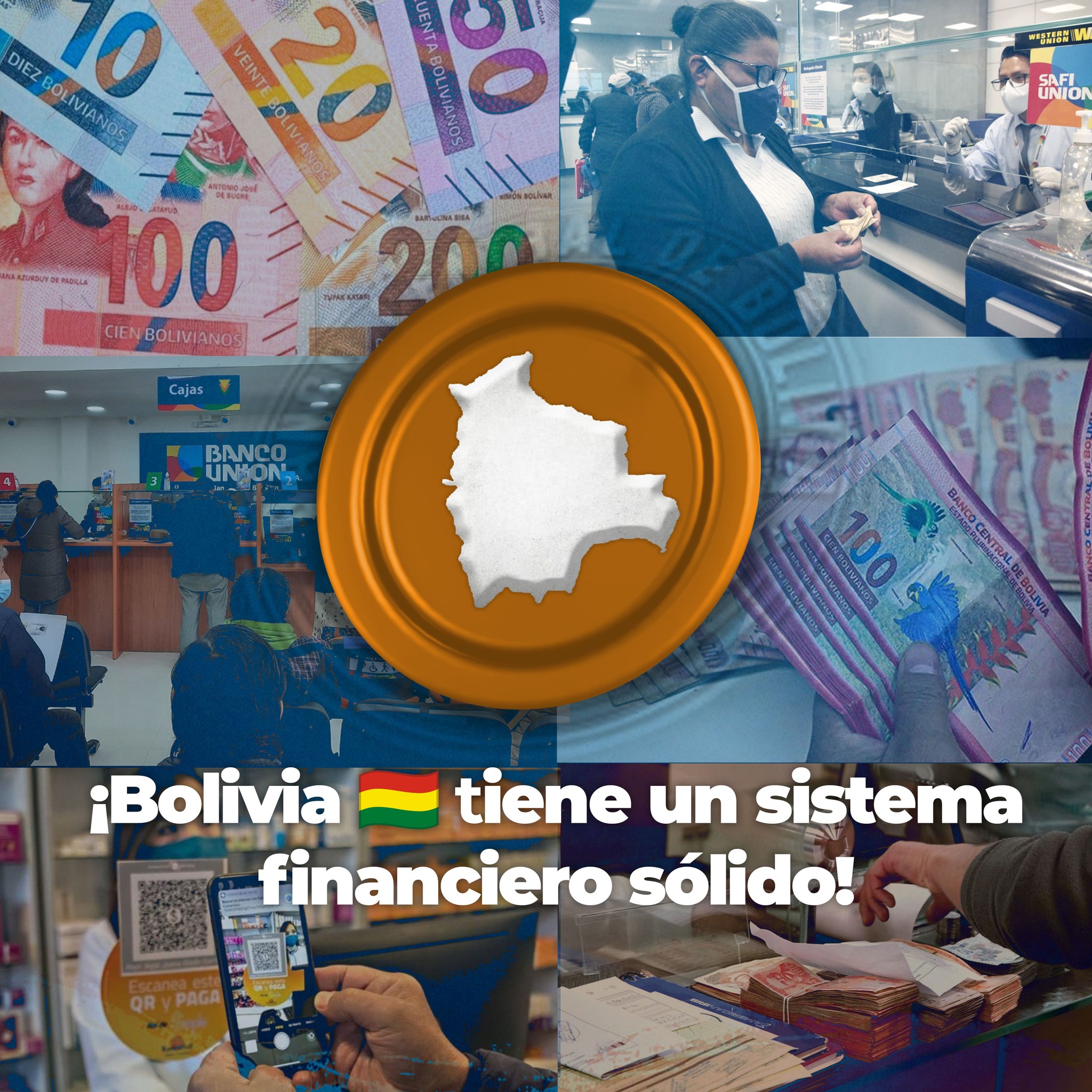 Presidente destaca sistema financiero sólido de Bolivia con un patrimonio que llega a Bs 23.520 millones a agosto