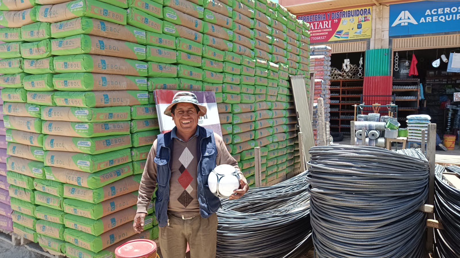 Sube producción de cemento a 2,18 millones de toneladas métricas a julio de 2023