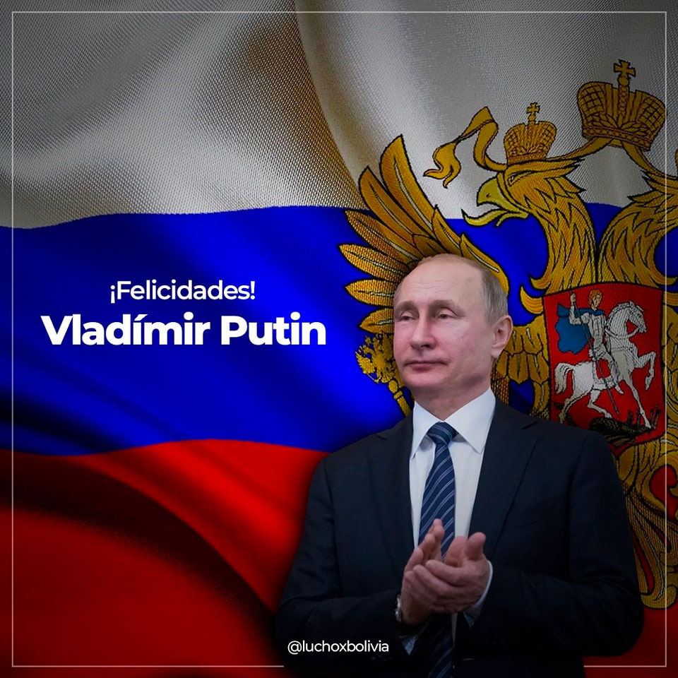 Arce felicita a Putin: Le deseamos mucha fortaleza para que siga luchando por un nuevo orden mundial