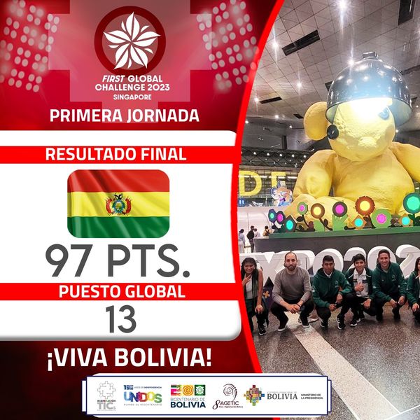 Bolivia gana su primer match en el First Global Challenge Singapur 2023