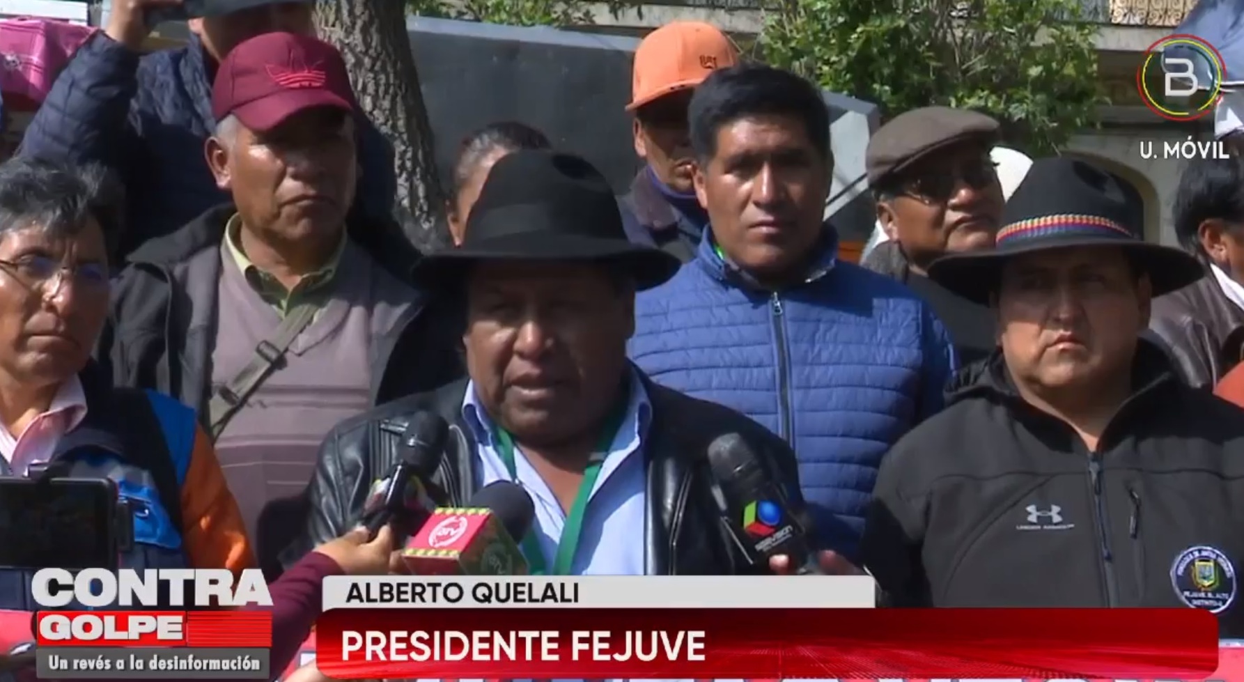 Fejuve de El Alto ratifica respaldo al gobierno de Arce