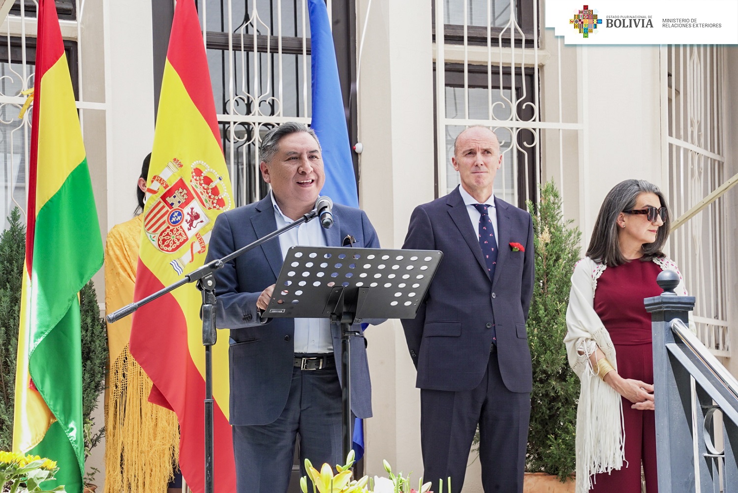 Canciller destaca la amistad que une a Bolivia con España en su Día Nacional