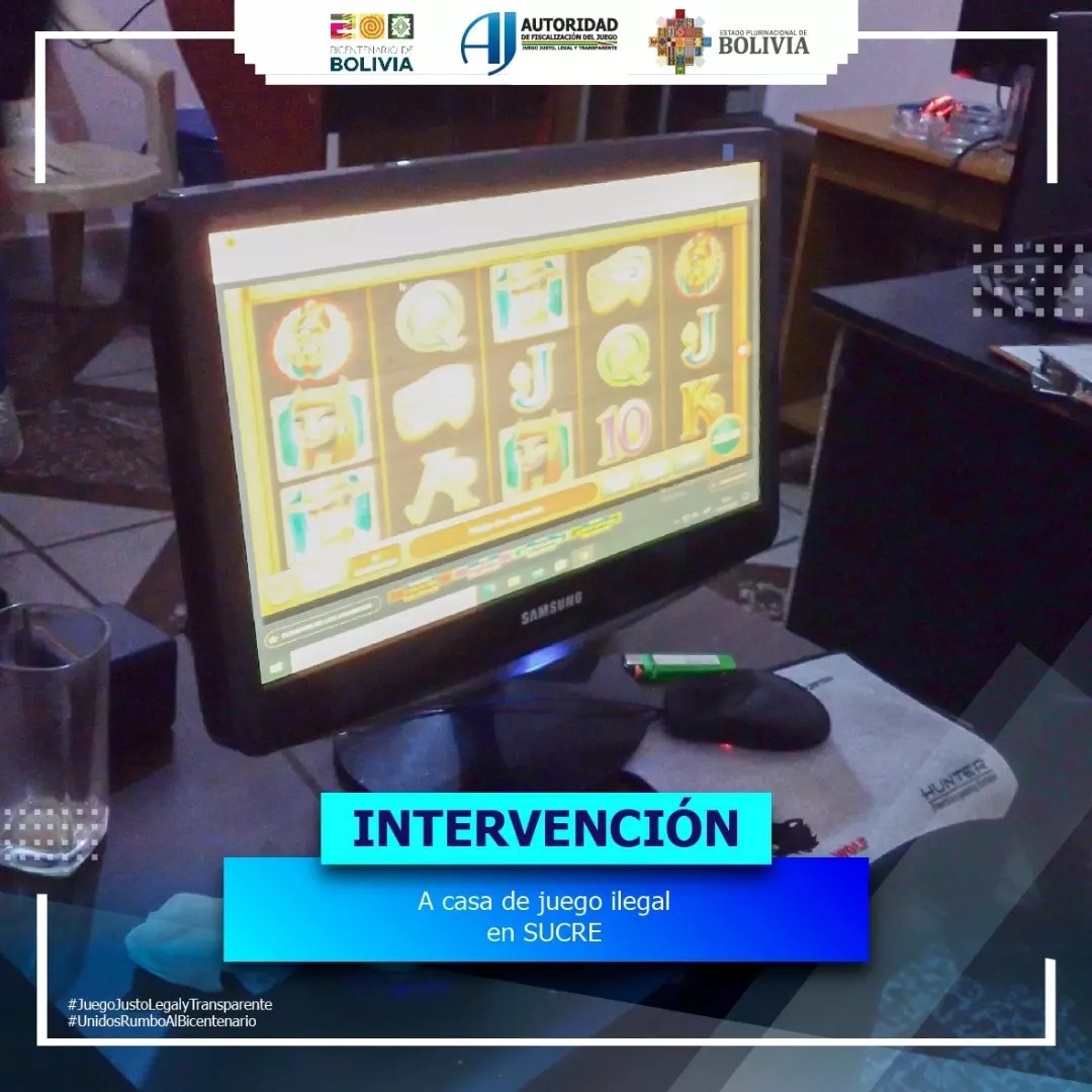 AJ comisa nueve máquinas de juego ilegales en Sucre
