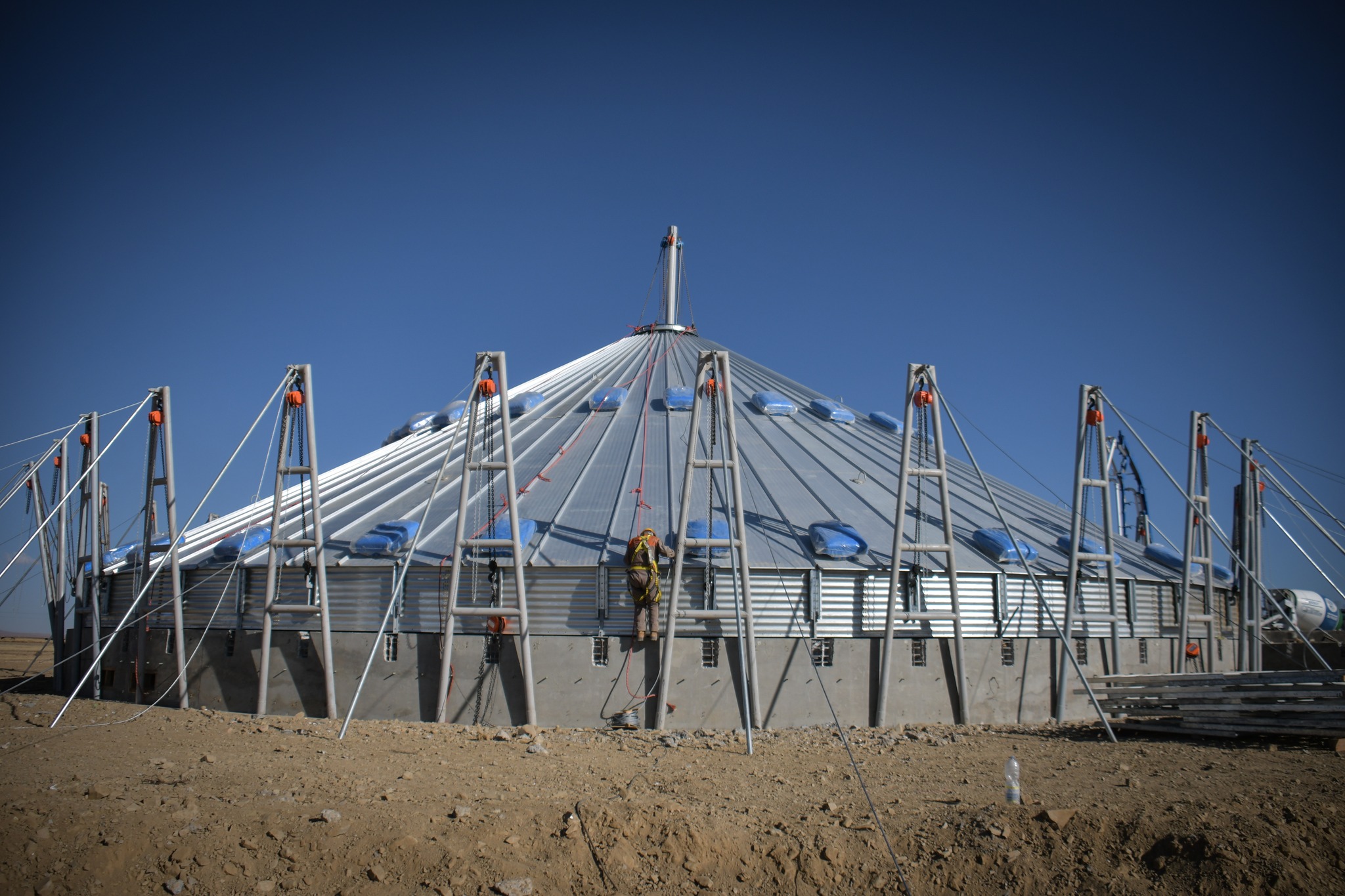 Construcción de la Planta de Transformación de Cereales en Viacha llega al 70% de avance