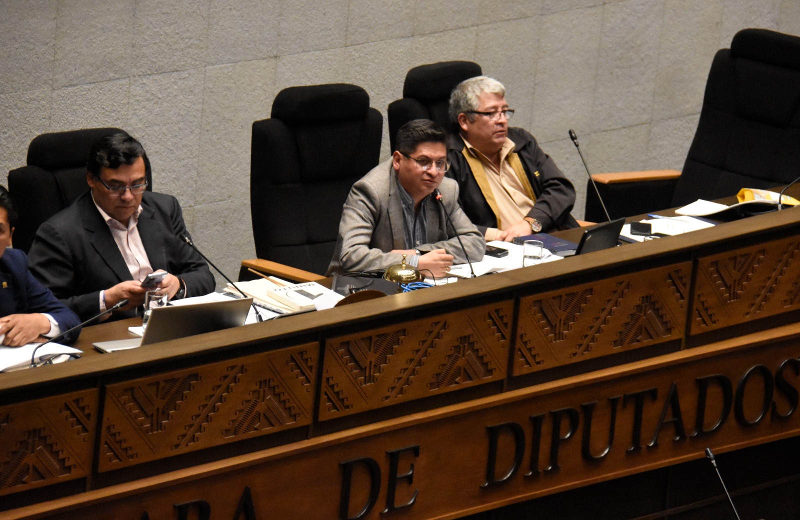 El ministro de Economía, Marcelo Montenegro, en la sesión de la Cámara de Diputados el lunes. Foto: Gonzalo Jallasi.