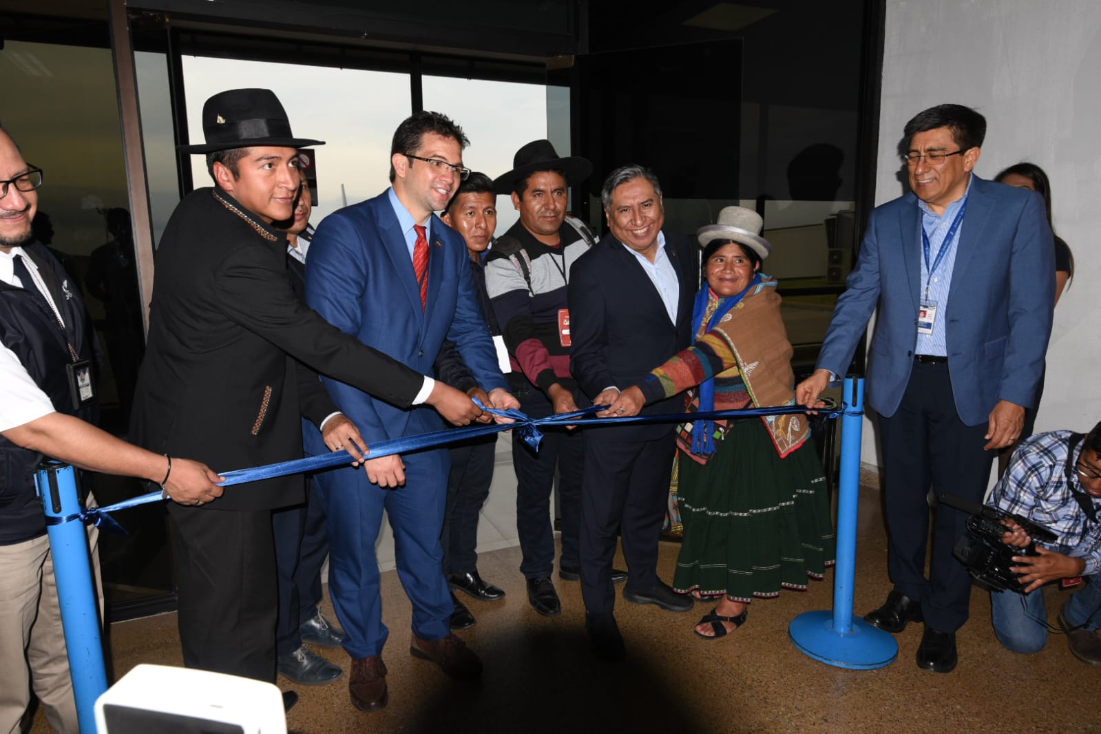 BoA inaugura sus vuelos comerciales a Caracas, Venezuela. Foto: Gustavo Ticona.