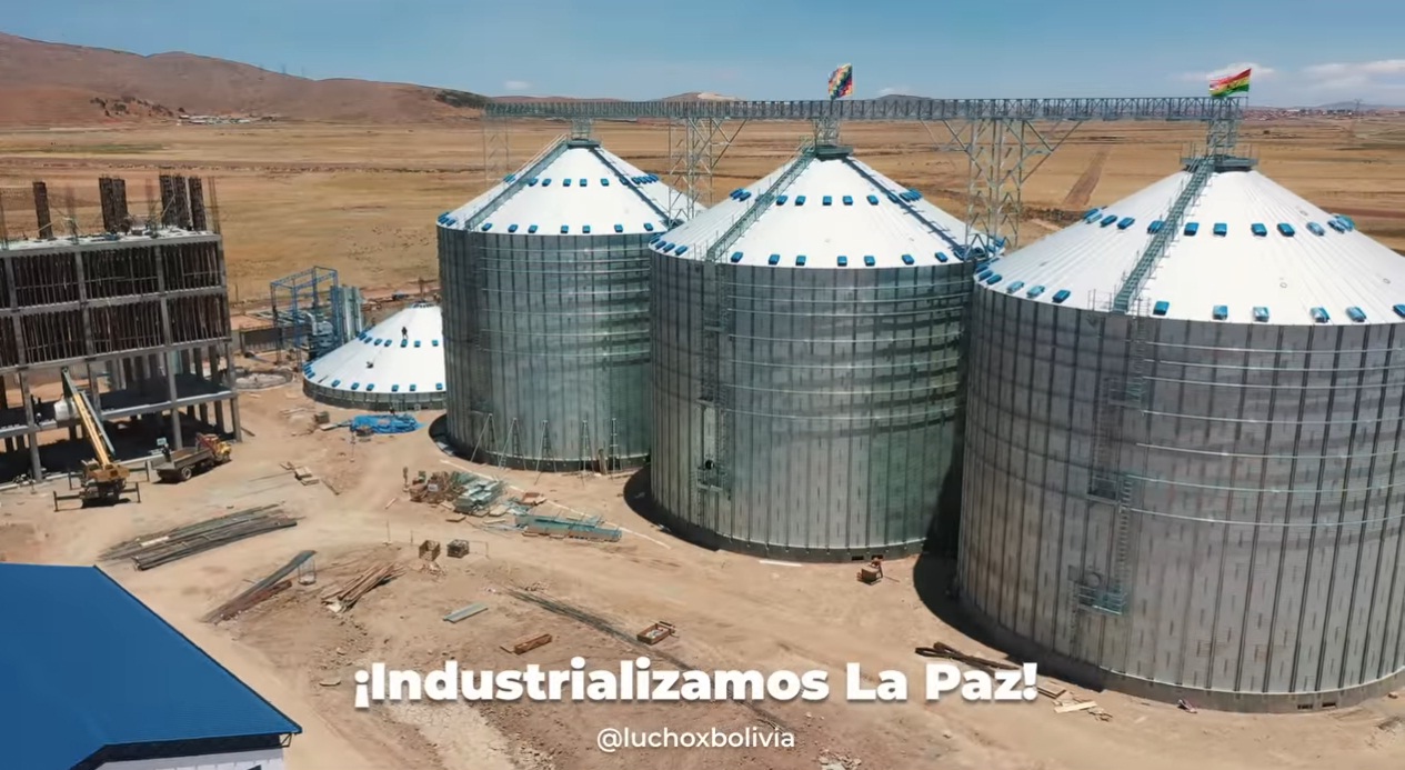 Arce asegura que la industrialización no se detendrá pese a obstáculos e intentos por obstaculizar la gestión