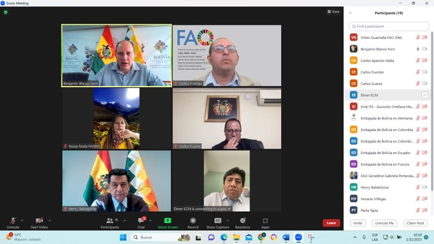 Cancillería y FAO definen plan de trabajo para impulsar apertura de mercados externos para 1.300 productores