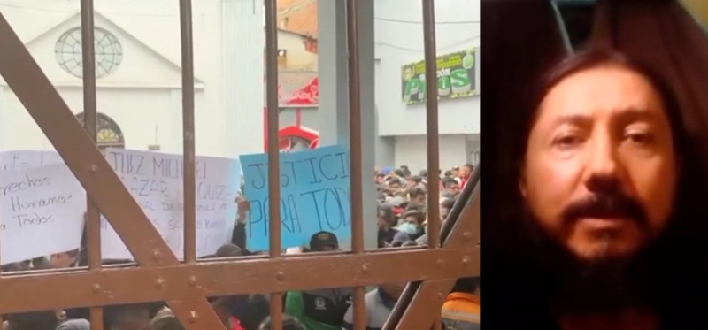 Suspenden audiencia del exdirector de Migración Marcel Rivas por protestas de reos de San Pedro