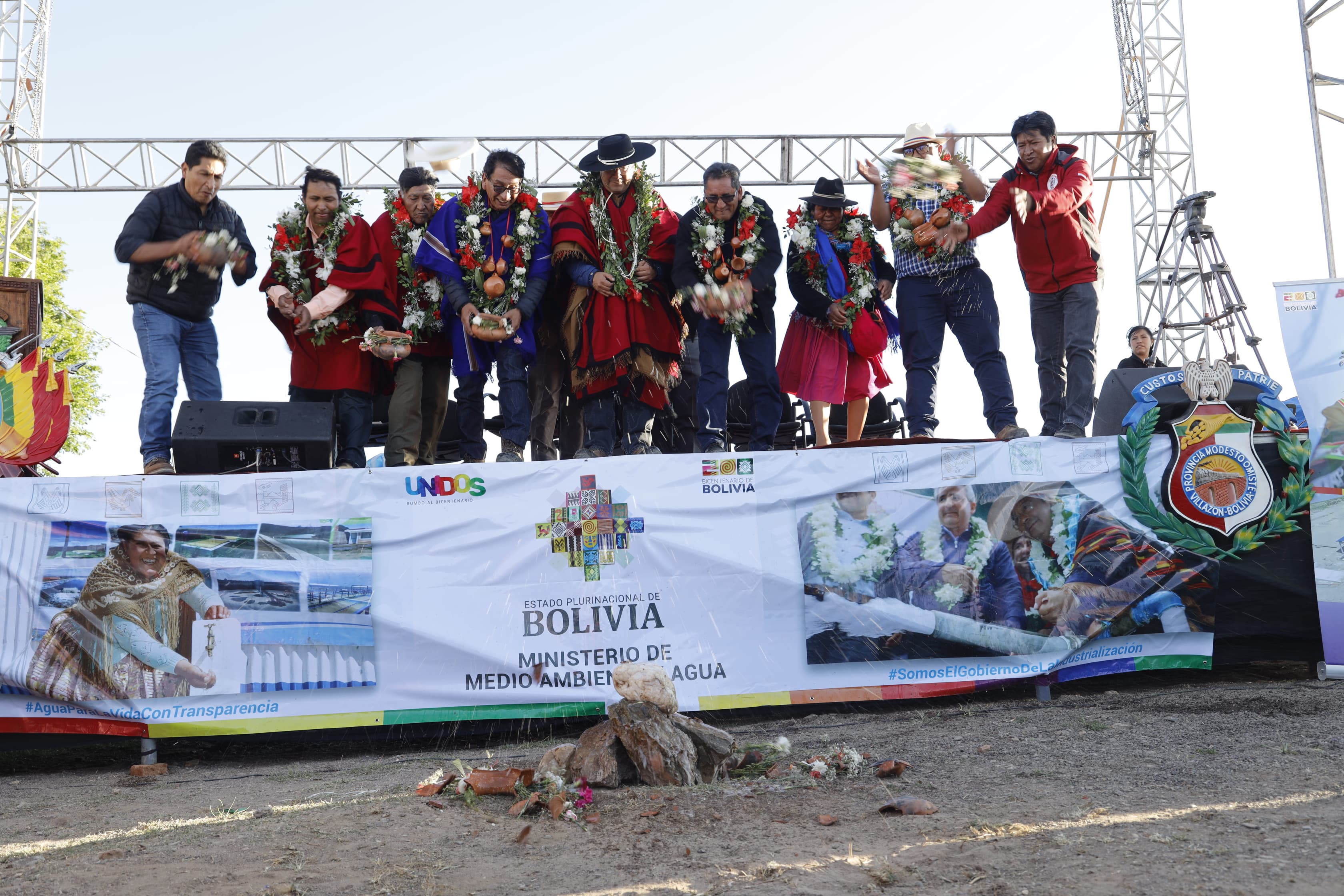 Arce entrega cuatro obras con inversión de Bs 66,6 millones en Villazón y anuncia construcción de un aeropuerto y puente internacional 