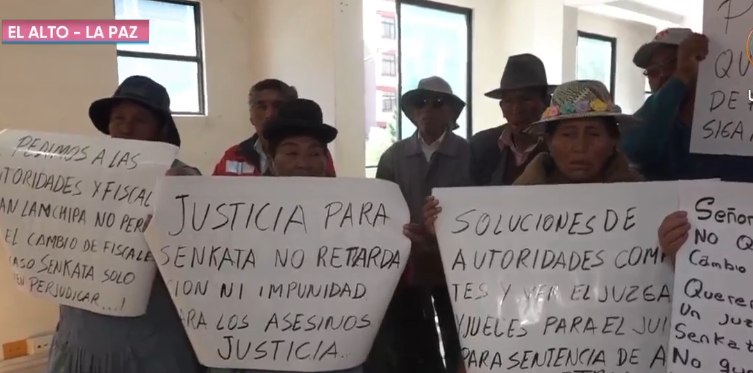 Víctimas de la masacre de Senkata están en emergencia ante “incompetencia” del Tribunal de Sentencia de El Alto 