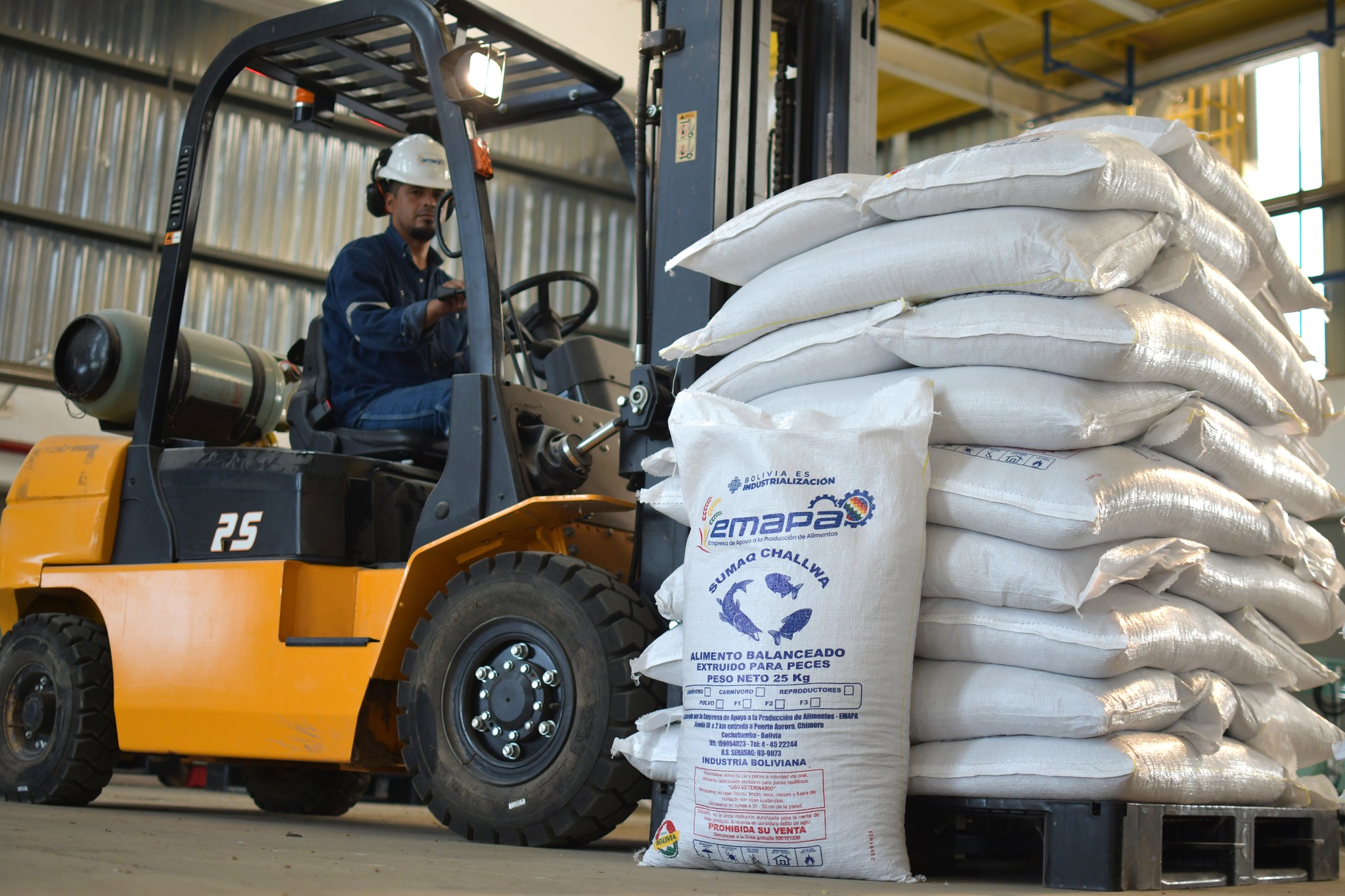 Emapa espera aprobación del Senasag para iniciar venta de alimento balanceado para peces 