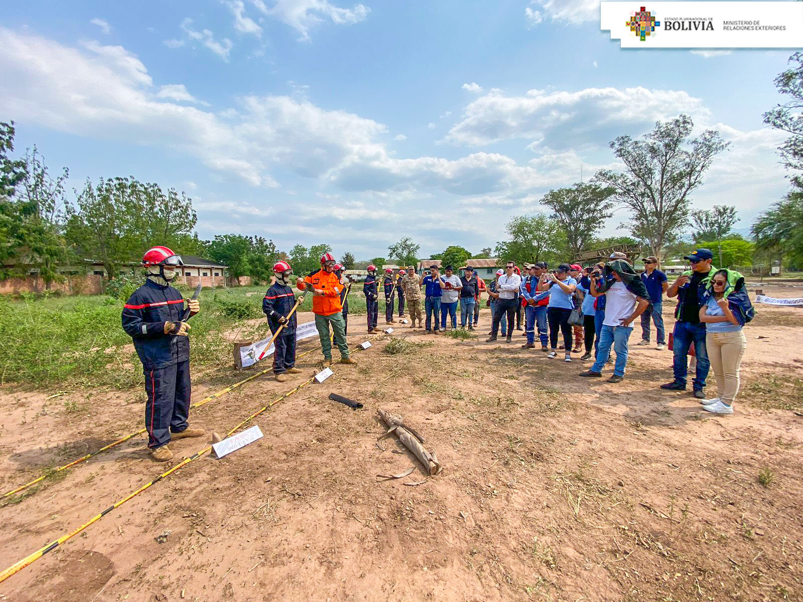 Capacitan en gestión de incendios y otros desastres en la cuenca del Pilcomayo