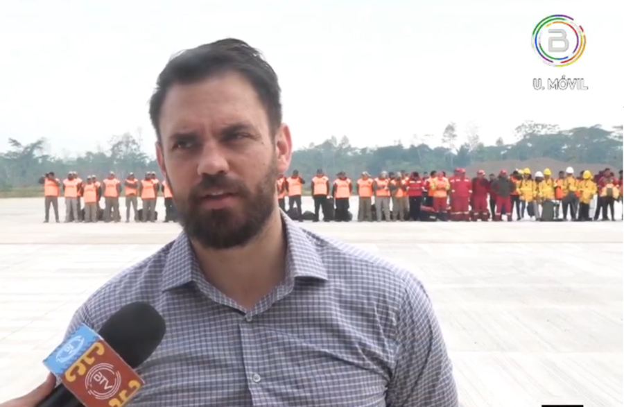 Comando de Incidentes se suma a los trabajos de mitigación de incendios en municipios de La Paz y Beni 