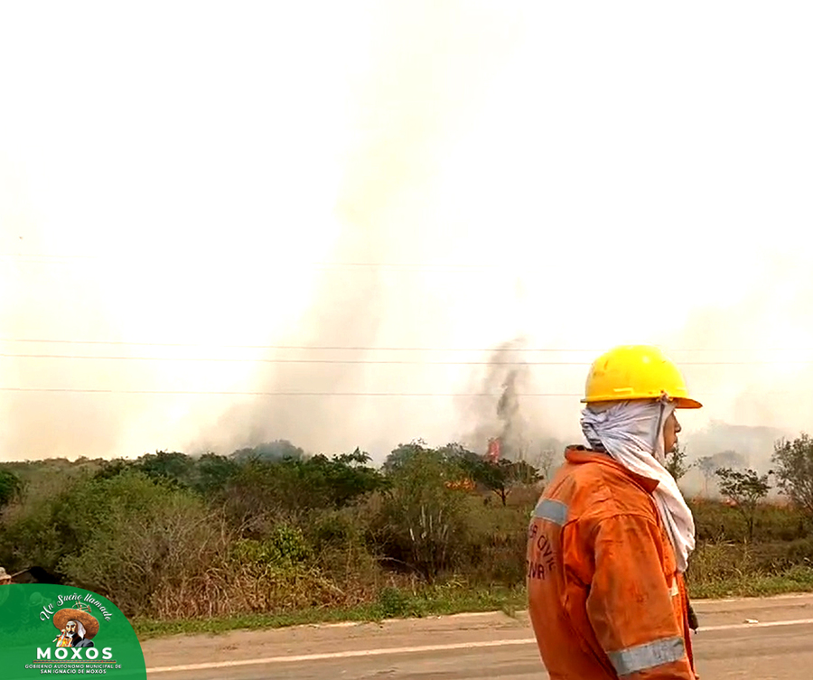 San Ignacio de Moxos declara zona de desastre al Tipnis por incendios y sequía