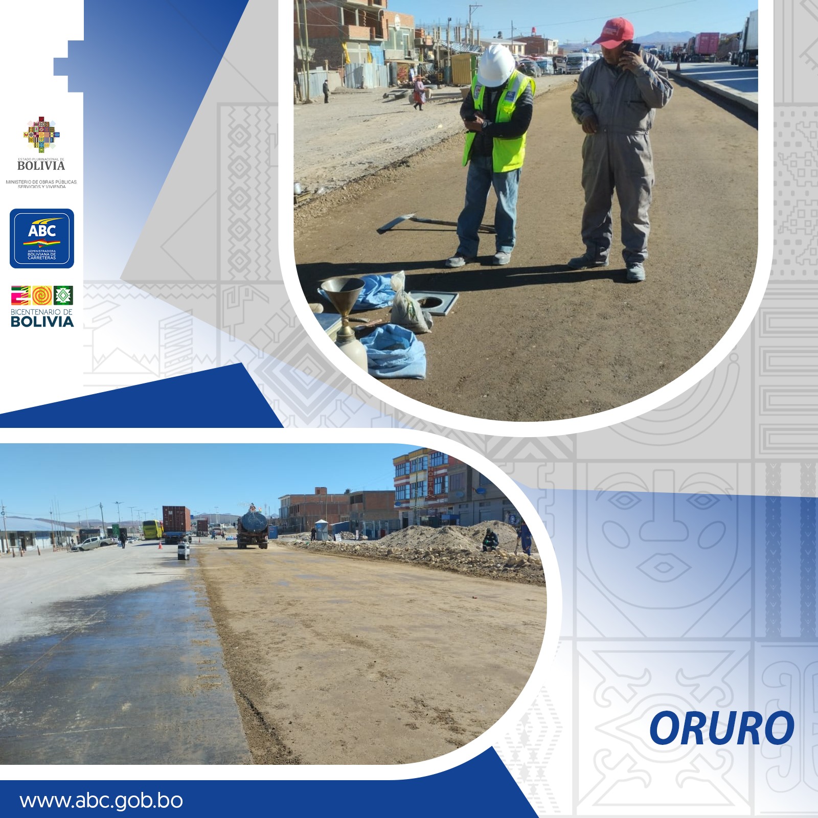 ABC garantiza transitabilidad en carreteras del departamento de Oruro 
