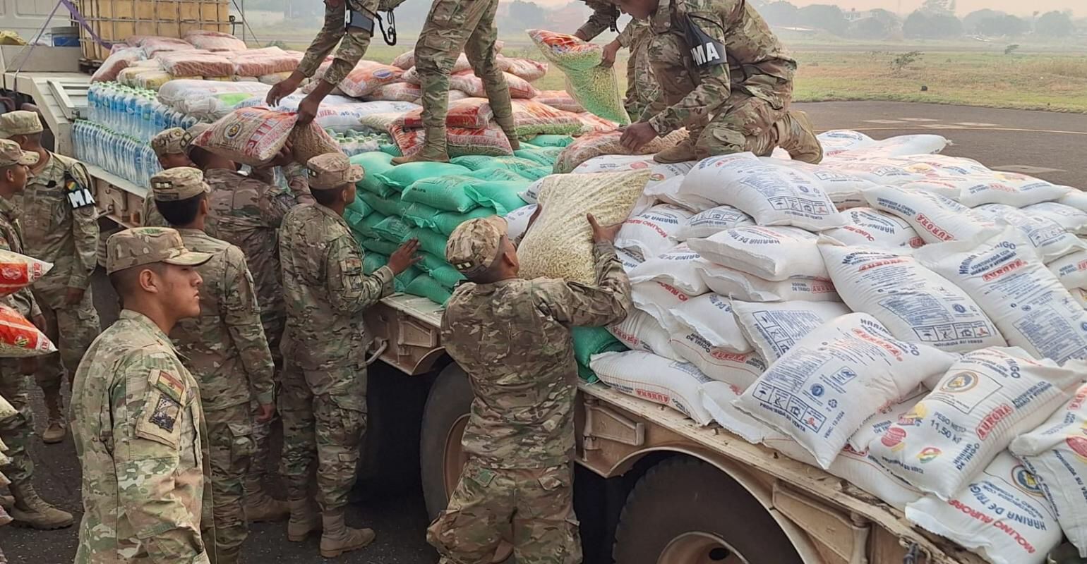 Gobierno envía más de 18 toneladas de ayuda humanitaria a San Ignacio de Velasco