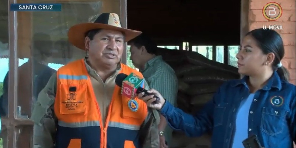 Defensa Civil entrega en San Matías 15 toneladas de ayuda humanitaria para afectados por los incendios 