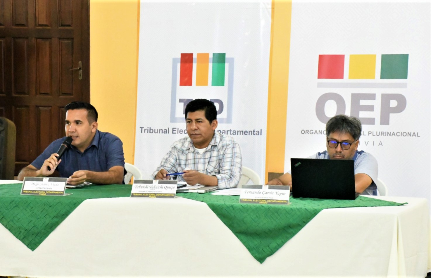 Vocales electorales indígenas se reúnen en Pando para evaluar la democracia comunitaria