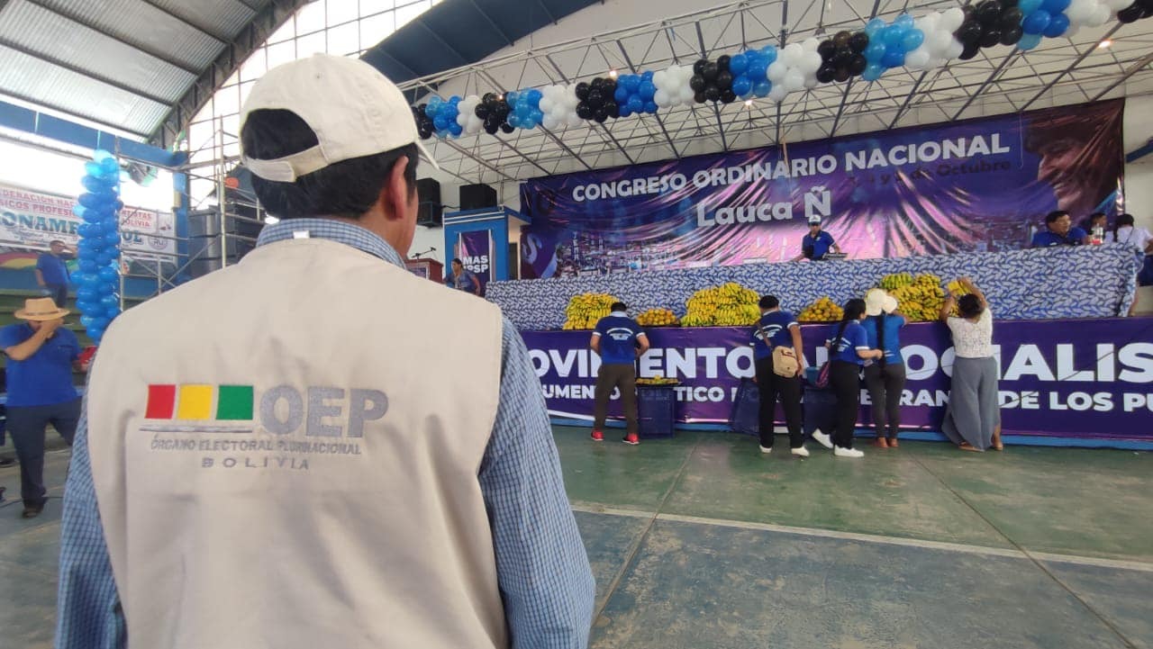 TSE declara improcedente decisión judicial de Ivirgarzama y ratifica que el MAS debe llamar a nuevo congreso