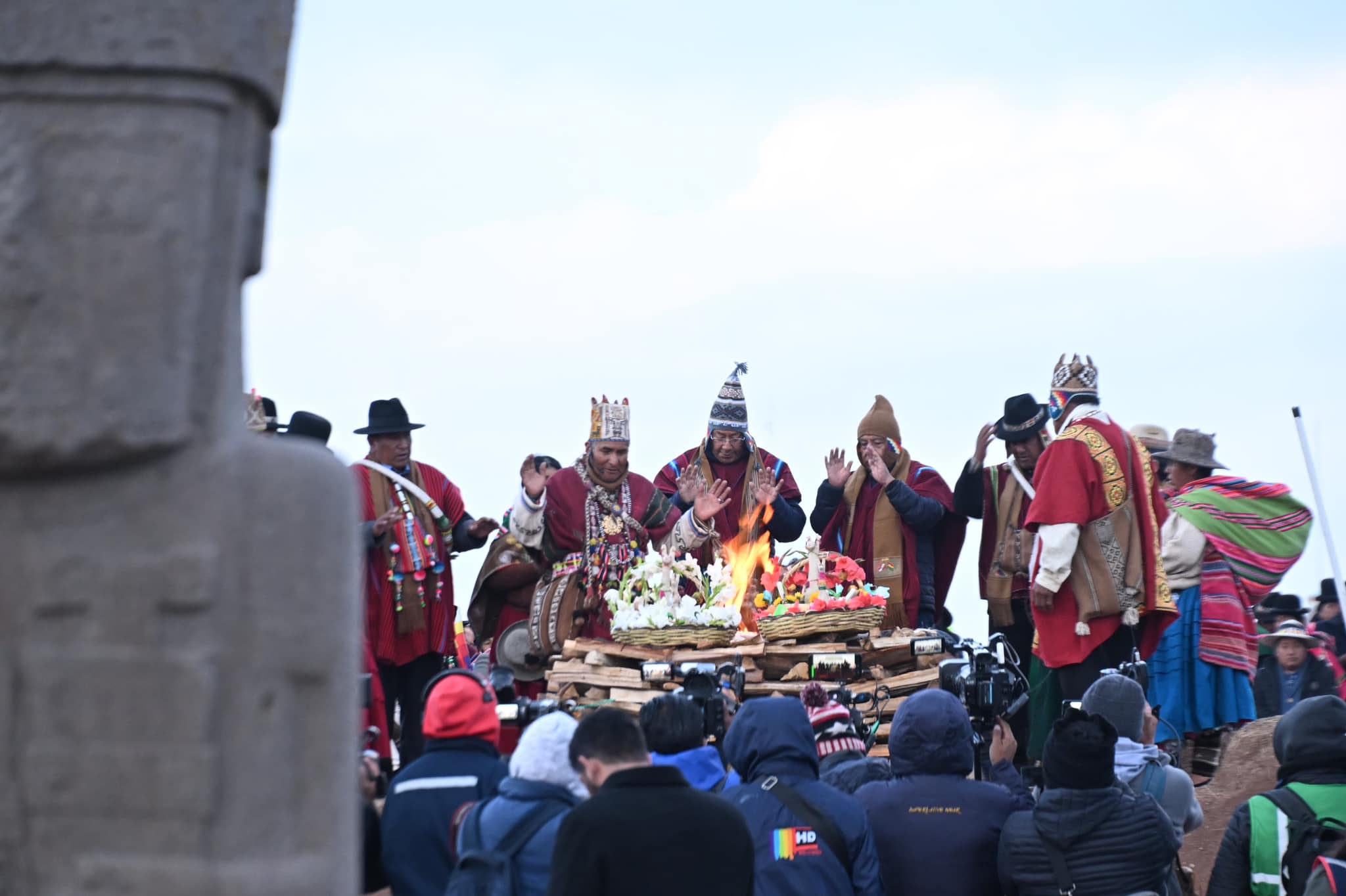 En la fiesta de Illapacha, Presidente agradece a la Pachamama y le pide fortaleza, salud y prosperidad para los bolivianos