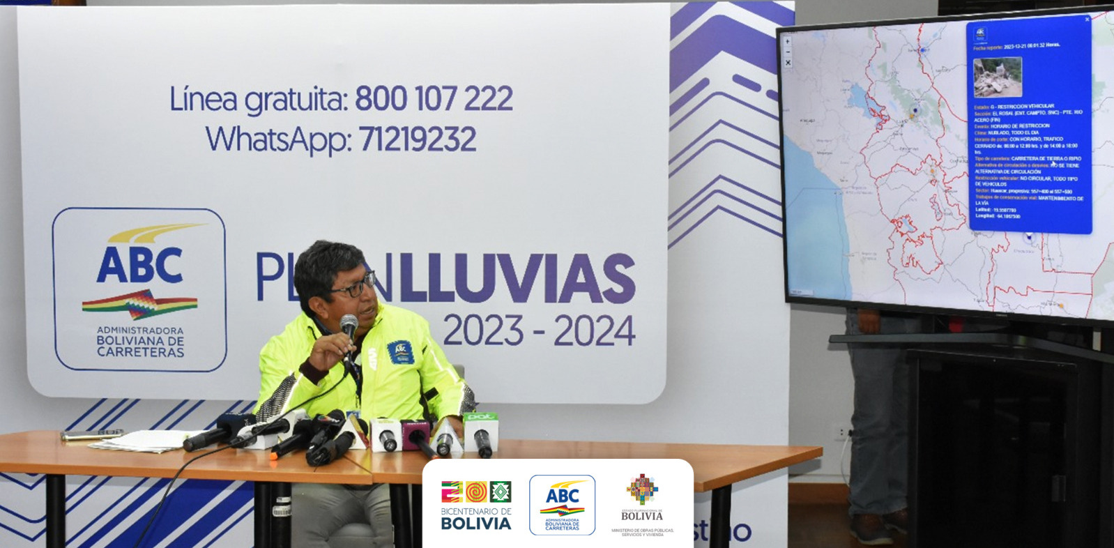 ABC reporta transitabilidad en vías de la red vial fundamental, recomienda precaución por lluvias