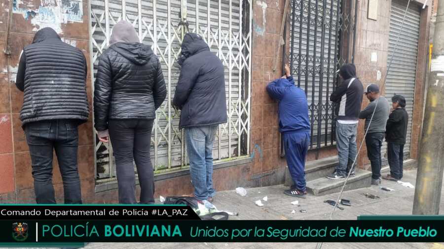 Policía intensifica controles y arresta a siete personas en el “Barrio Chino” de La Paz 