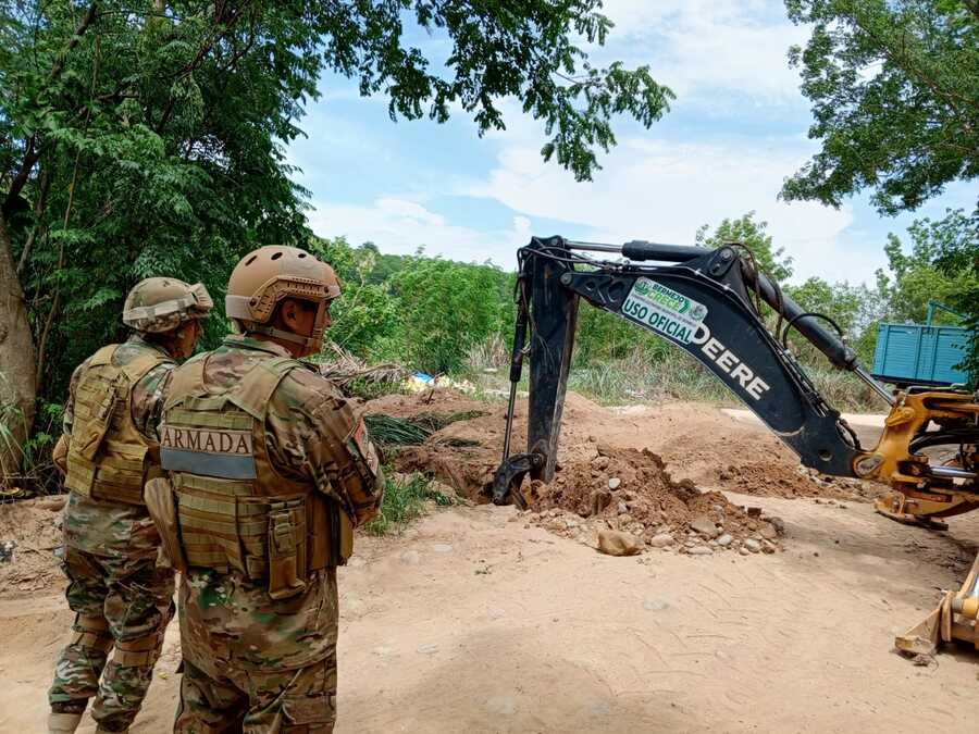 En el río Bermejo destruyen puertos clandestinos que ingresaban mercadería de contrabando desde Argentina