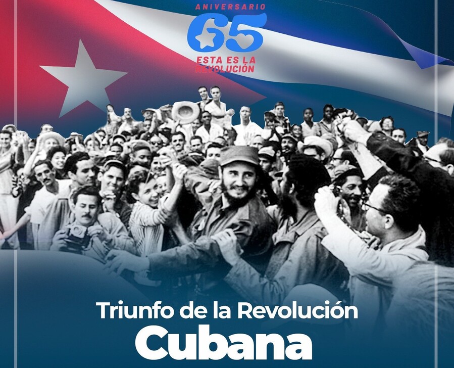 Presidente Arce saluda al pueblo cubano por los 65 años del triunfo de la revolución 