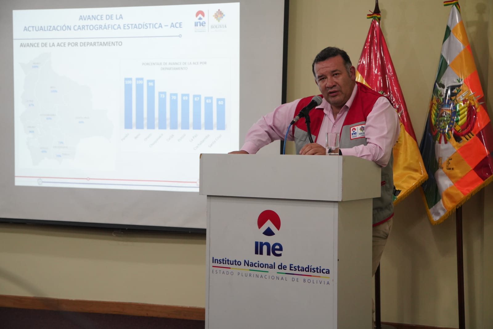 Actualización Cartográfica llega al 68% de avance, Oruro será el tercer departamento en concluir el proceso