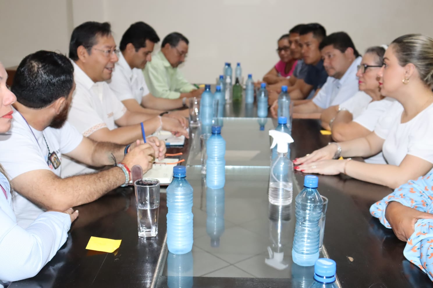 Presidente Arce coordina con autoridades de Beni proyectos de industrialización
