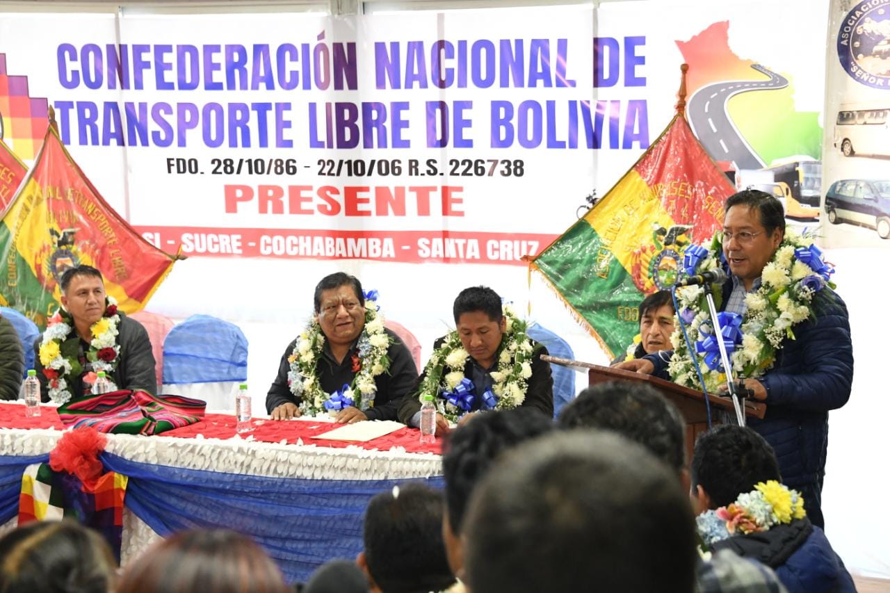 Presidente Arce ratifica apoyo a las organizaciones sociales y llama a la unidad