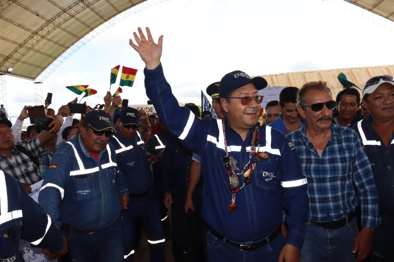 Arce anuncia un complejo cárnico en San Borja y pide garantizar envío de carne a La Paz
