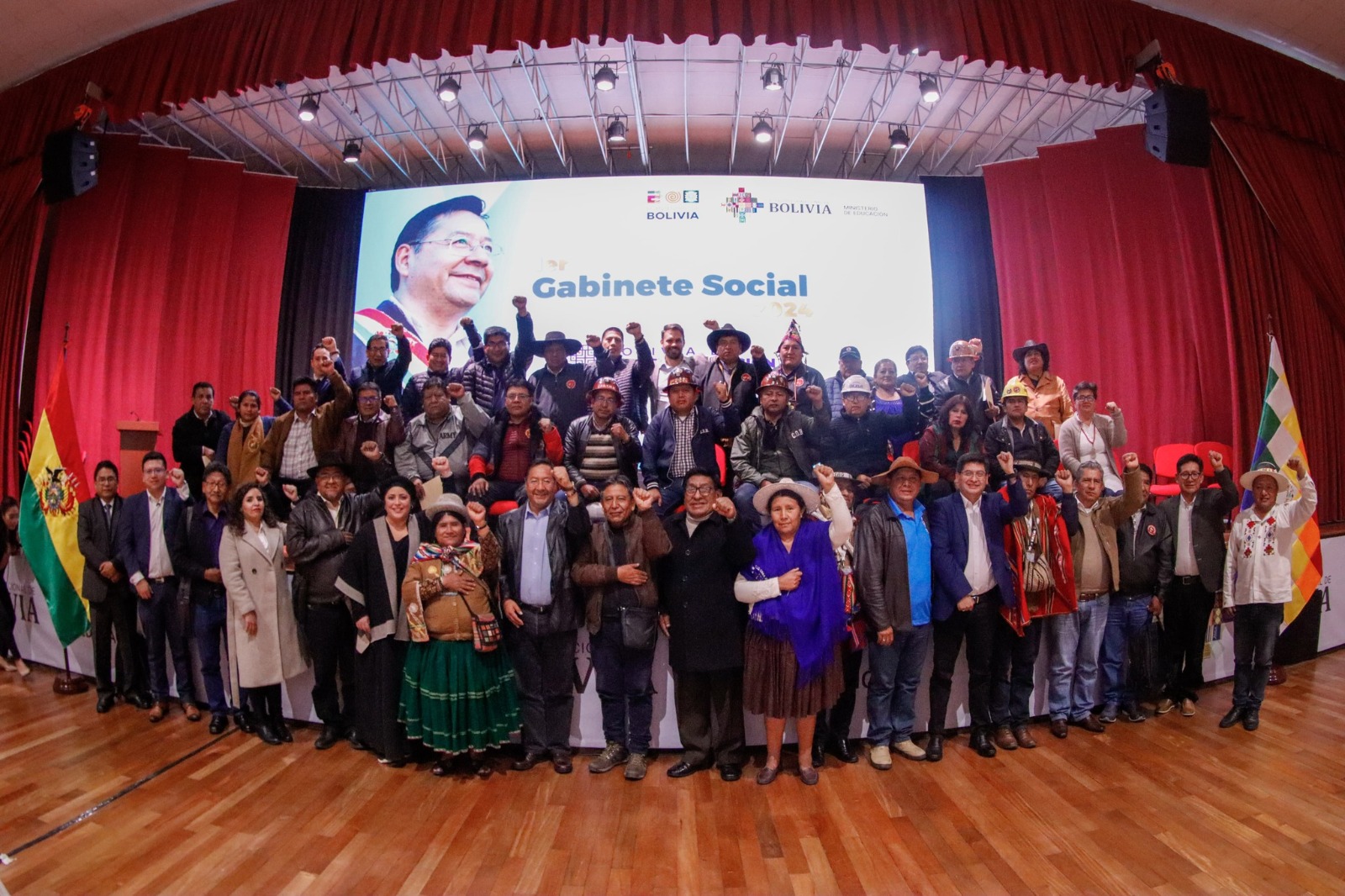 Ministra de Trabajo afirma que el Gabinete Social muestra el acompañamiento de las organizaciones al presidente Arce