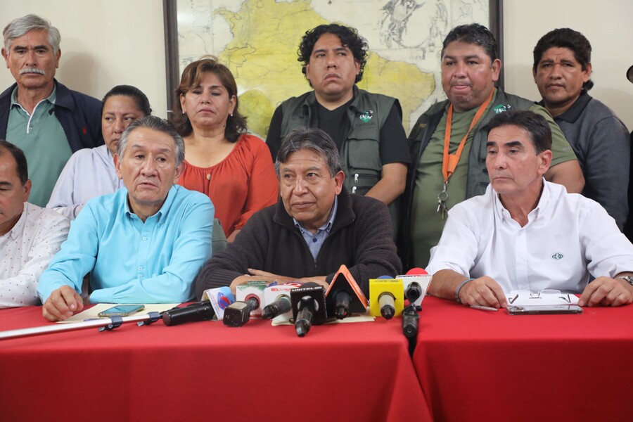 Choquehuanca se reúne con productores y anuncia encuentros sectoriales para asegurar la seguridad alimentaria 