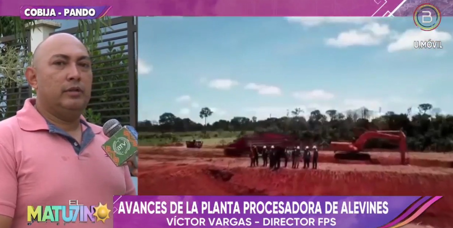 Construcción de planta la industrial para producción de alevines en Pando llega al 20%