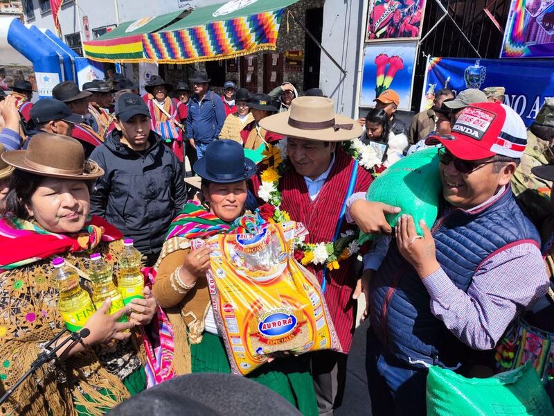 Gobierno entrega más de 86 toneladas de ayuda humanitaria para 3.835 familias damnificadas en La Paz